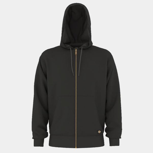 Dickies Thermal Lined Fleece Zip Hoody Black-Black Sheep Skate Shop