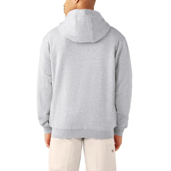 Dickies Thermal Lined Fleece Zip Hoody Heather Gray-Black Sheep Skate Shop