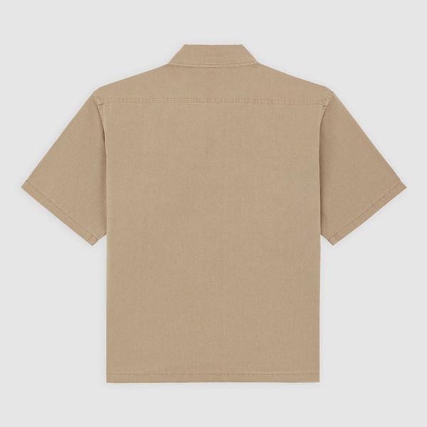 Dickies Unionville Lightweight Short Sleeve Work Shirt Desert Sand-Black Sheep Skate Shop