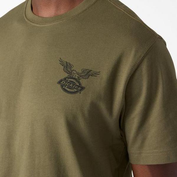 Dickies United Graphic T-Shirt Military Green-Black Sheep Skate Shop