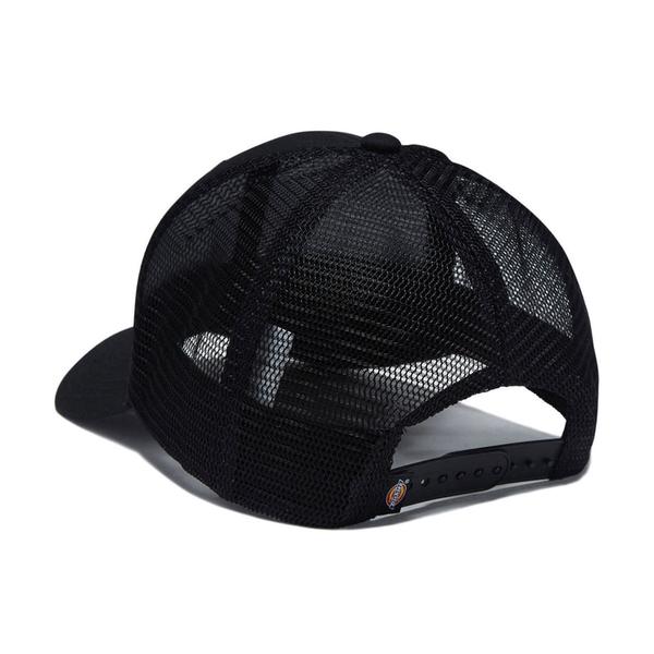 Dickies Workwear Eagle Patch Low Profile Twill Trucker Hat Black-Black Sheep Skate Shop