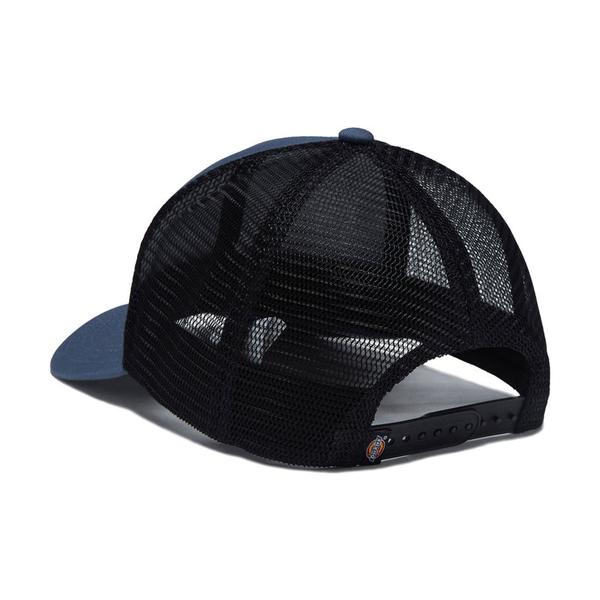 Dickies Workwear Snake Patch Low Profile Twill Trucker Hat Indigo Blue-Black Sheep Skate Shop