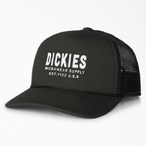 Dickies Workwear Supply Trucker Hat Black-Black Sheep Skate Shop
