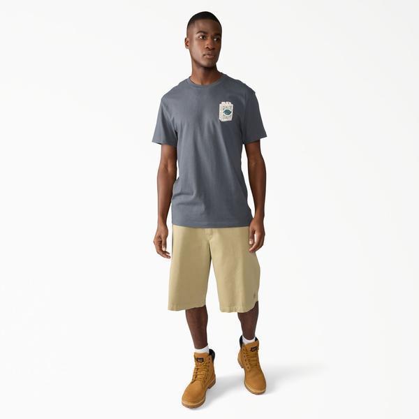 Dickies Worn In Loose 13" Work Shorts Khaki-Black Sheep Skate Shop