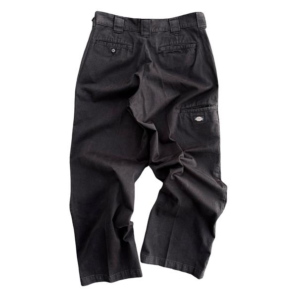 Dickies Worn In Loose Fit Double Knee Work Pants Black – Black