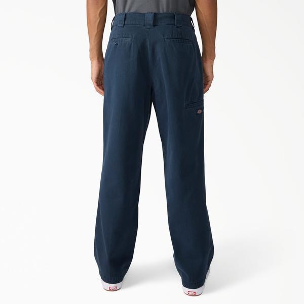 Dickies Worn In Loose Fit Double Knee Work Pants Dark Navy-Black Sheep Skate Shop