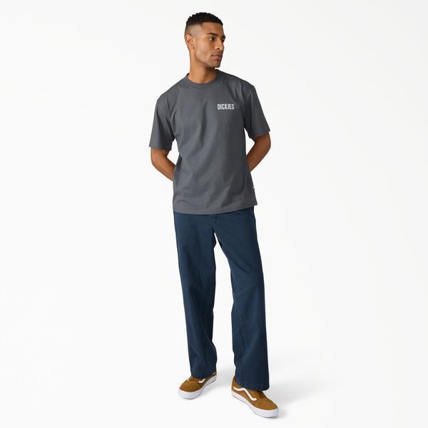 Dickies Worn In Loose Fit Double Knee Work Pants Dark Navy-Black Sheep Skate Shop