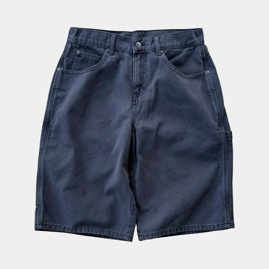 Dickies Worn In Relaxed 13" Carpenter Shorts Black Duck Canvas-Black Sheep Skate Shop
