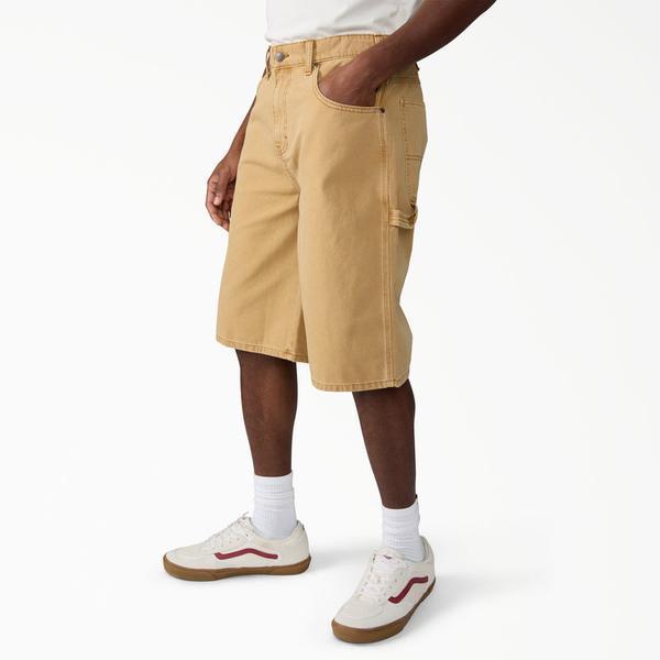Dickies Worn In Relaxed 13" Carpenter Shorts Brown Duck Canvas-Black Sheep Skate Shop
