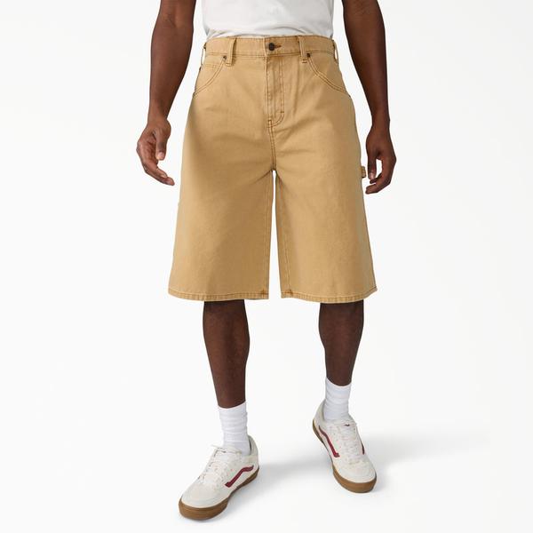 Dickies Worn In Relaxed 13" Carpenter Shorts Brown Duck Canvas-Black Sheep Skate Shop