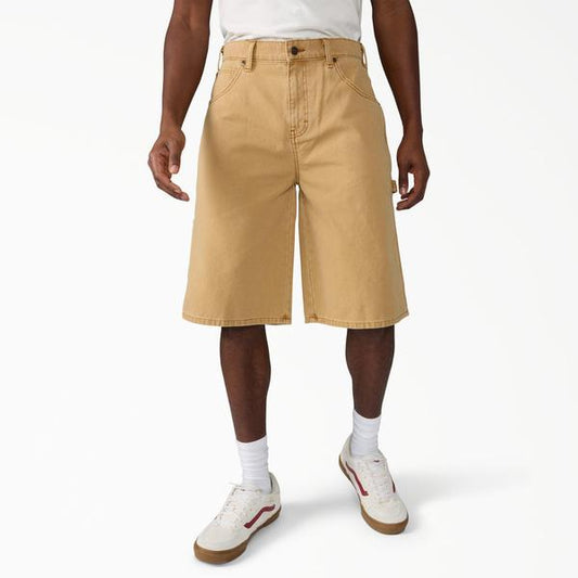 Dickies Worn In Relaxed 13" Carpenter Shorts Brown Duck Canvas-Black Sheep Skate Shop