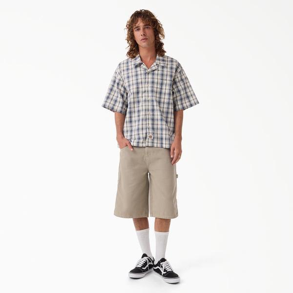 Dickies Worn In Relaxed 13" Carpenter Shorts Silver Birch Duck Canvas-Black Sheep Skate Shop