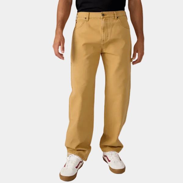 Dickies Worn In Relaxed Carpenter Duck Pants Brown-Black Sheep Skate Shop