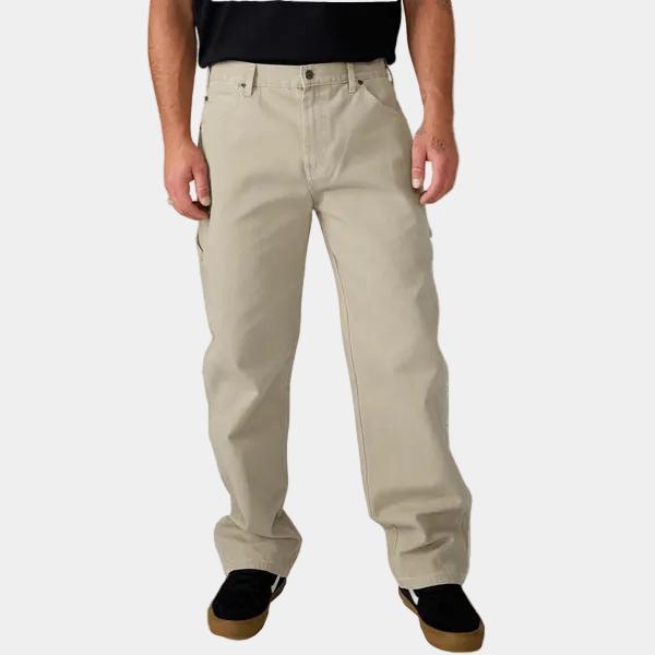 Dickies Worn In Relaxed Carpenter Duck Pants Silver Birch-Black Sheep Skate Shop