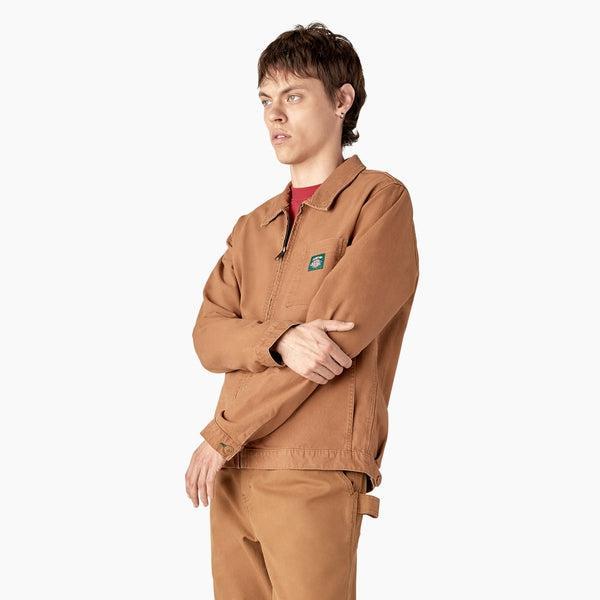 Dickies x Jameson Whiskey Eisenhower Jacket Rinsed Brown Duck-Black Sheep Skate Shop