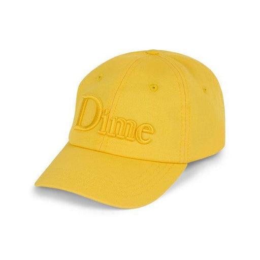 Dime Classic Tonal Logo Hat Yellow-Black Sheep Skate Shop