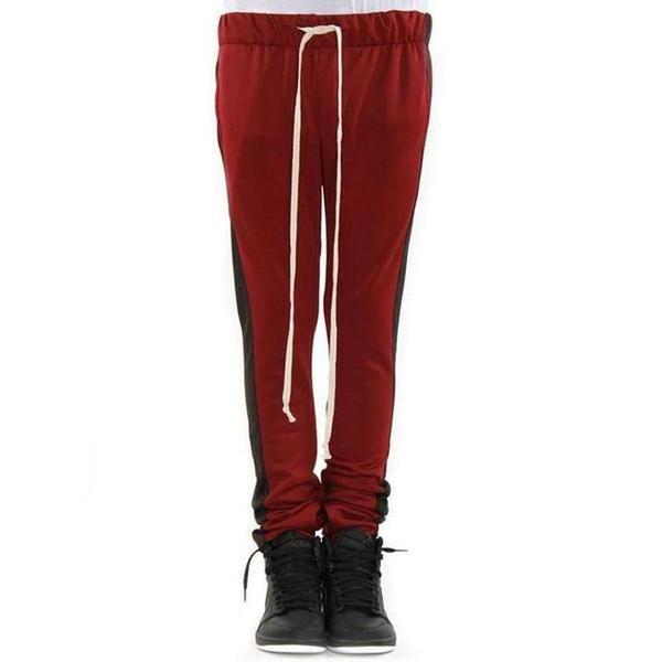 EPTM Techno Track Pant Burgundy - Black-Black Sheep Skate Shop