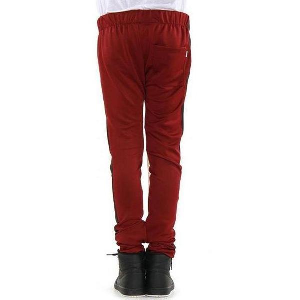 EPTM Techno Track Pant Burgundy - Black-Black Sheep Skate Shop