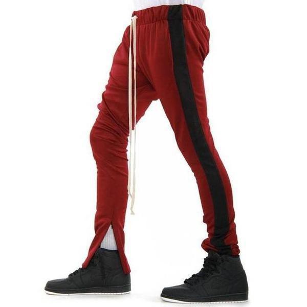 EPTM Techno Track Pant Burgundy - Black-Black Sheep Skate Shop