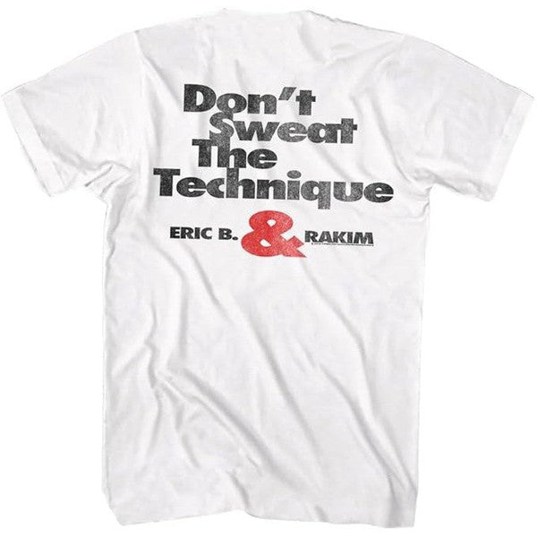 Eric B and Rakim Don't Sweat The Technique T-shirt White-Black Sheep Skate Shop