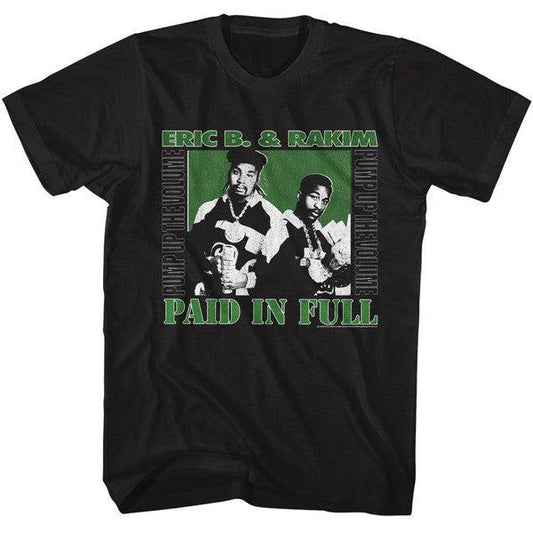 Eric B and Rakim Paid In Full T-shirt Black-Black Sheep Skate Shop