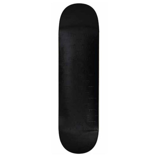 FTP Debossed Logo Deck 8.125" Black-Black Sheep Skate Shop