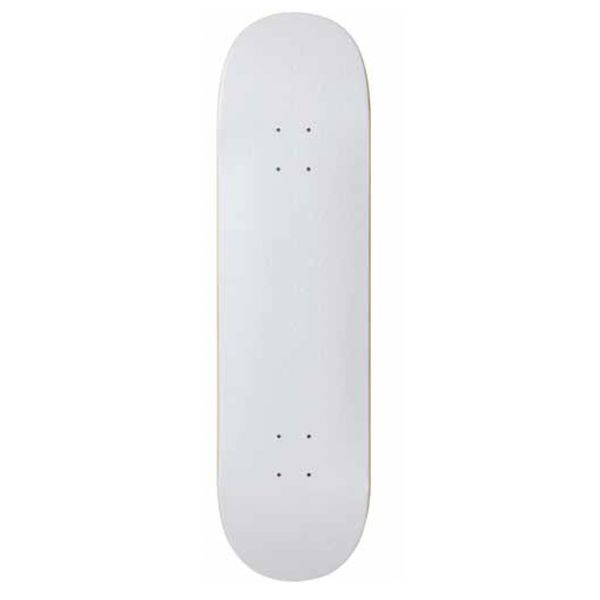 FTP Debossed Logo Deck 8.125" White-Black Sheep Skate Shop