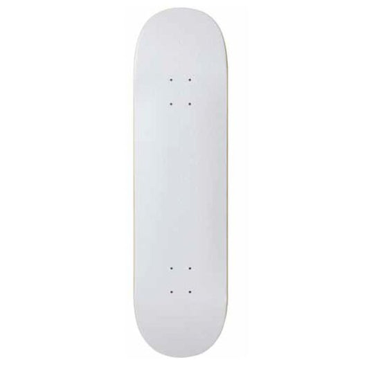 FTP Debossed Logo Deck 8.125" White-Black Sheep Skate Shop