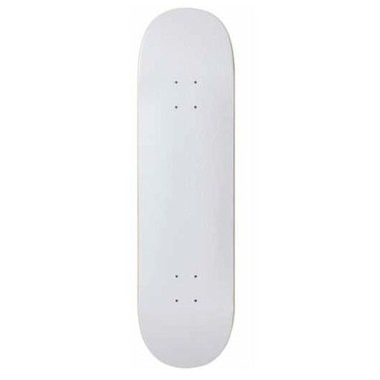 FTP Debossed Logo Deck 8.38" White-Black Sheep Skate Shop