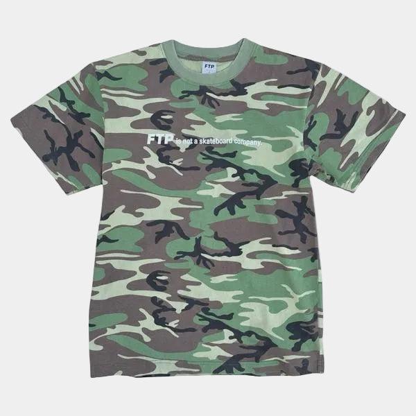 FTP INASC T-Shirt Woodland Camo-Black Sheep Skate Shop