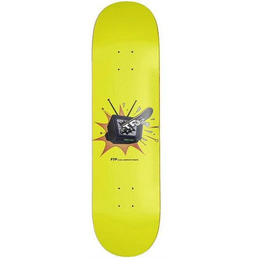 FTP TV Deck 8.0" Yellow-Black Sheep Skate Shop