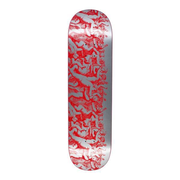 Fucking Awesome Cherub Fight Deck Red - Silver