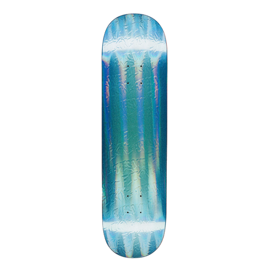 Fucking Awesome Gamma Ray Blue Embossed Deck-Black Sheep Skate Shop