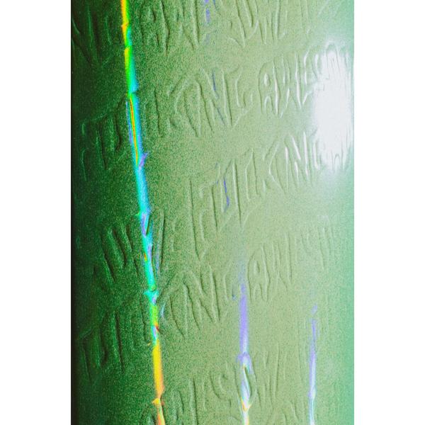 Fucking Awesome Neon Green Stamp Embossed Deck 8.38"-Black Sheep Skate Shop