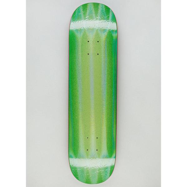 Fucking Awesome Neon Green Stamp Embossed Deck 8.38"-Black Sheep Skate Shop