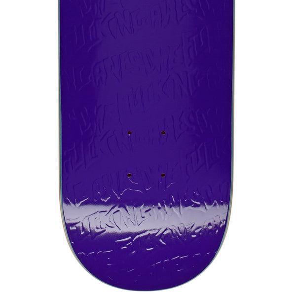 Fucking Awesome Purple Stamp Embossed Deck — Black Sheep Skate Shop