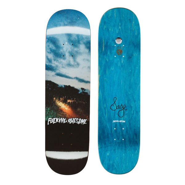 Fucking Awesome Sage Elsesser Glowing Eyes Deck 8.38"-Black Sheep Skate Shop