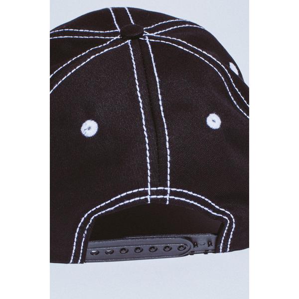 Fucking Awesome Seduction Contrast Stitch 6-Panel Snapback Hat Black-Black Sheep Skate Shop