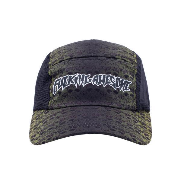 Fucking Awesome Stamp Volley Strapback Hat Neon Green – Black