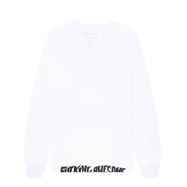 Fucking Awesome Tipping Point Long Sleeve T-Shirt White-Black Sheep Skate Shop