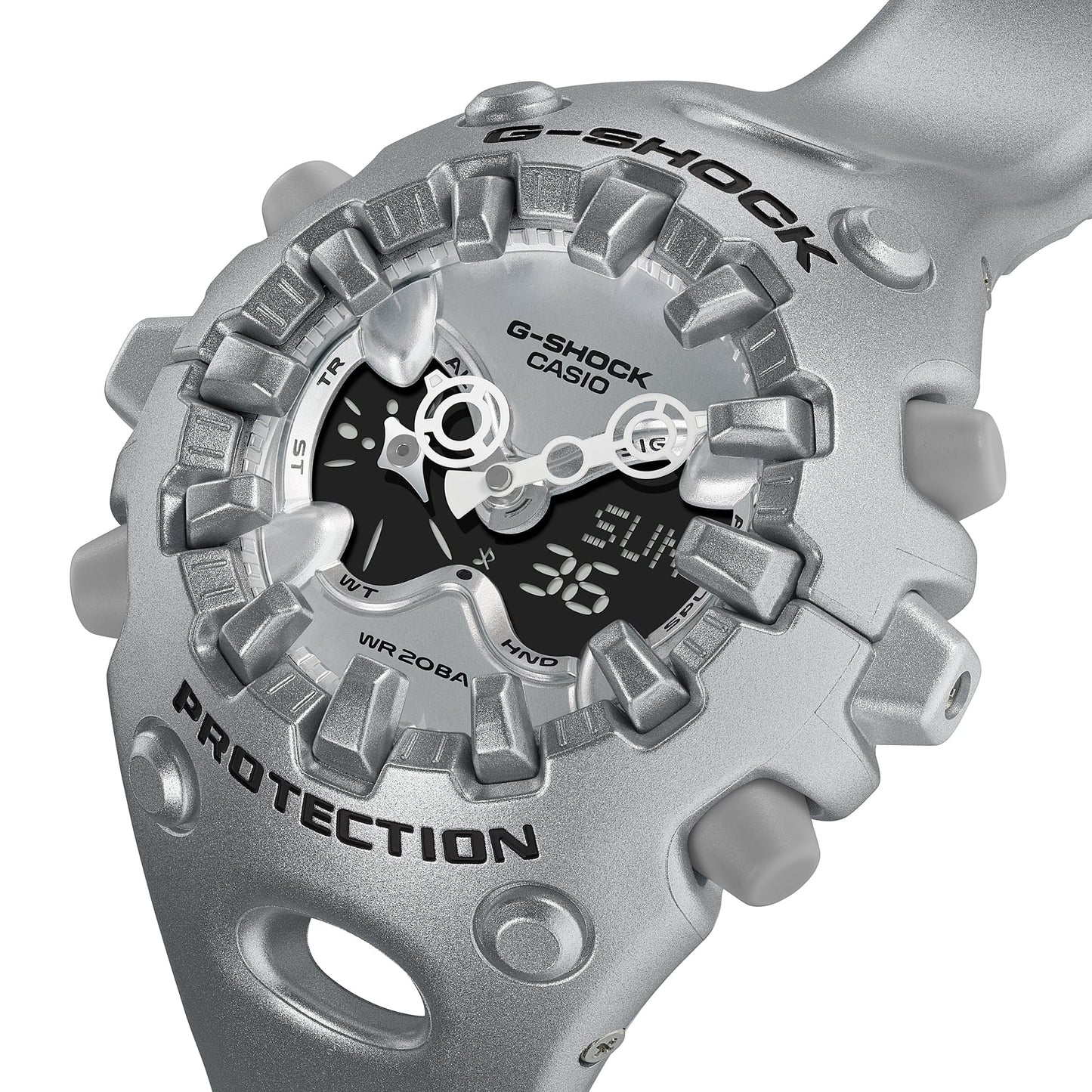 Casio G-Shock Analog-Digital Watch GAV01-8A Silver