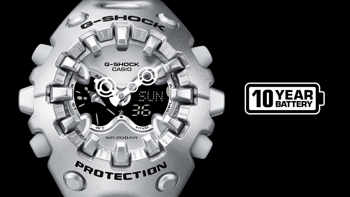 Casio G-Shock Analog-Digital Watch GAV01-8A Silver