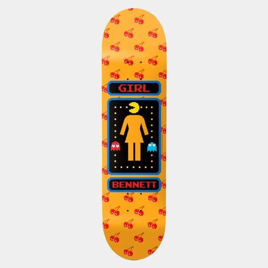 Girl Skateboards Niels Bennett Pac-Man Deck 8.5"-Black Sheep Skate Shop