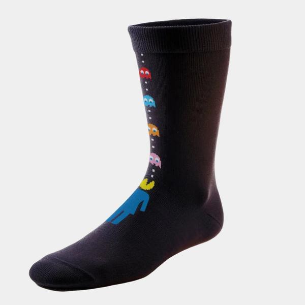 Girl Skateboards Pac-Man Game Over Crew Socks Black-Black Sheep Skate Shop