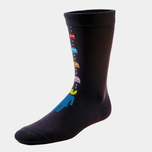 Girl Skateboards Pac-Man Game Over Crew Socks Black-Black Sheep Skate Shop