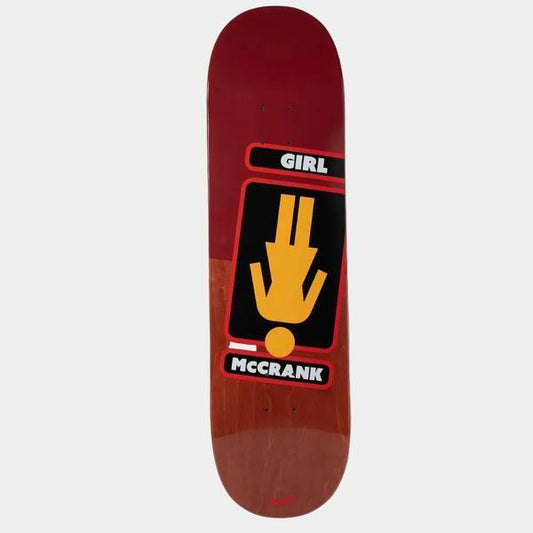 Girl Skateboards Rick McCrank Oops OG Deck 8.25"-Black Sheep Skate Shop
