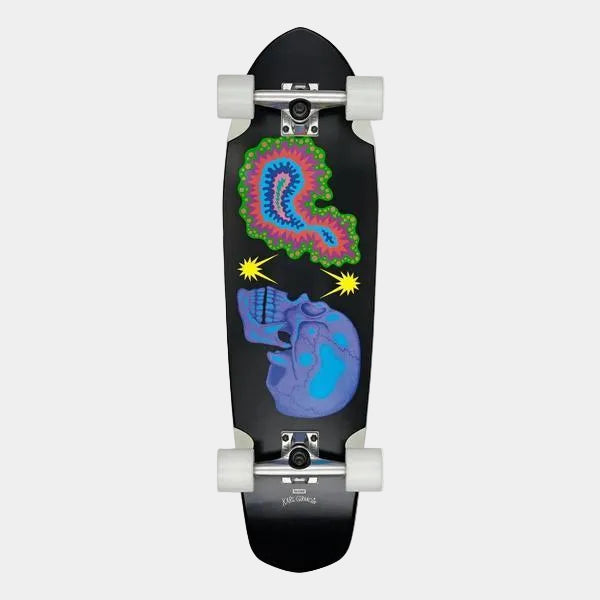 Globe Big Blazer Complete Longboard 32" Hypnagoga Glow in Dark-Black Sheep Skate Shop