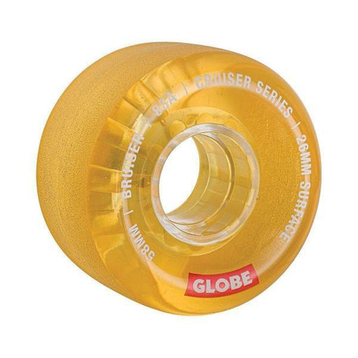 Globe Bruiser Wheels 58mm 83a Clear Honey-Black Sheep Skate Shop
