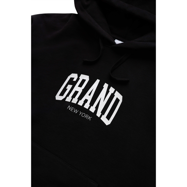 Grand Collection New York Hooded Sweatshirt Black-Black Sheep Skate Shop
