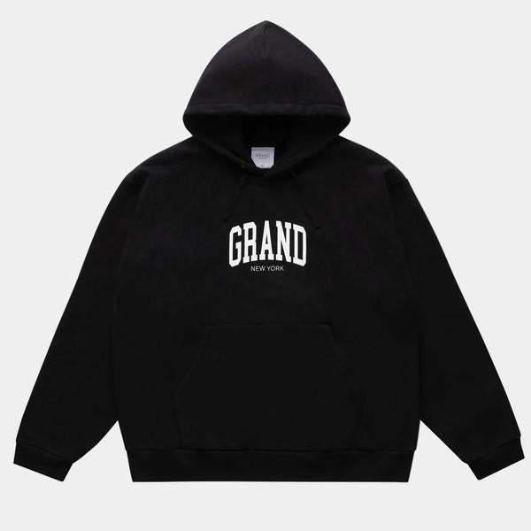 Grand Collection New York Hooded Sweatshirt Black-Black Sheep Skate Shop